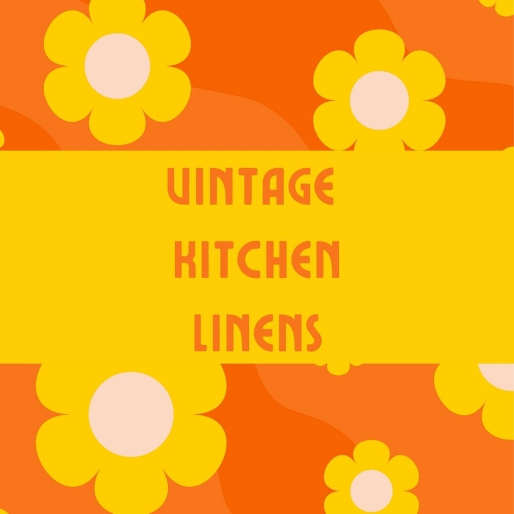 Vintage Kitchen Linen Listings